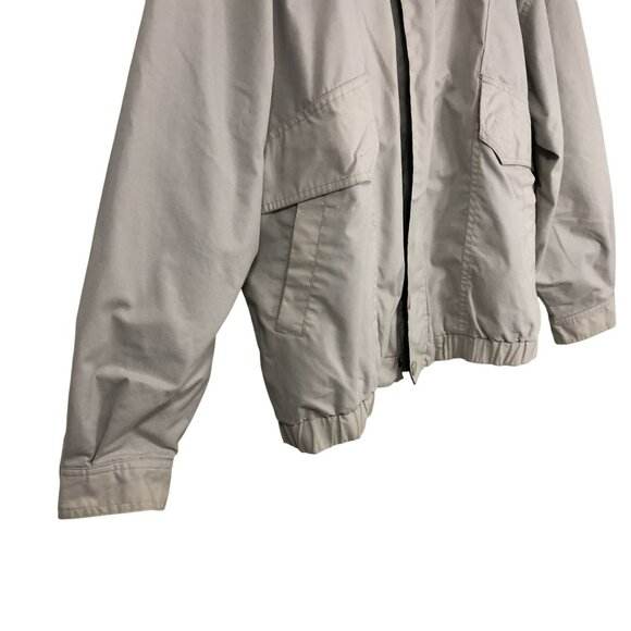 Vintage KnightsBridge Bomber Jacket Lightweight Beige Mens L/G Casual - Picture 4 of 16